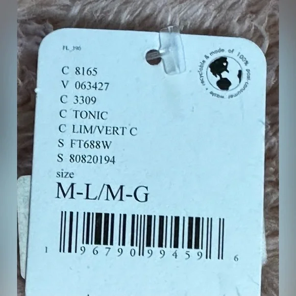 NWT Free People Amelia Bandeau Bra M/L “Tonic” SOLD OUT ONLINE - Picture 7 of 7